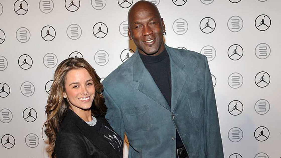 Yvette Prieto and Michael Jordan in Dallas, Texas.