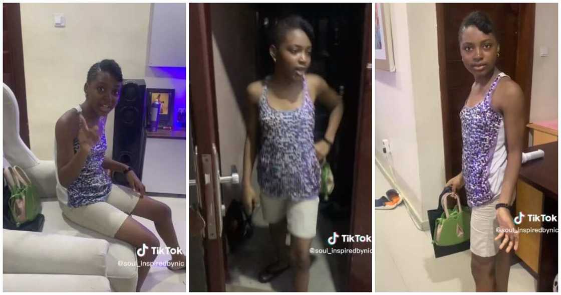 Girl acts like her mum, Nigerian woman awed, girl acts like her mum perfectly