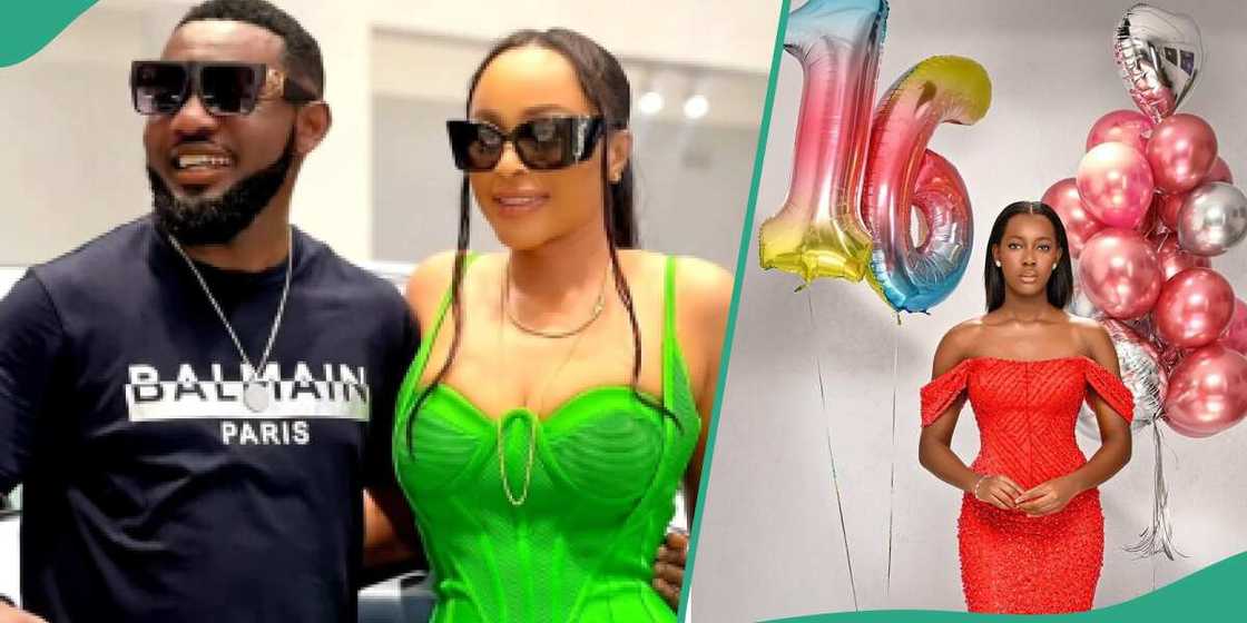 AY Makun and wife's daughter celebrates 16th birthday. AY Makun and wife's daughter celebrates 16th birthday.