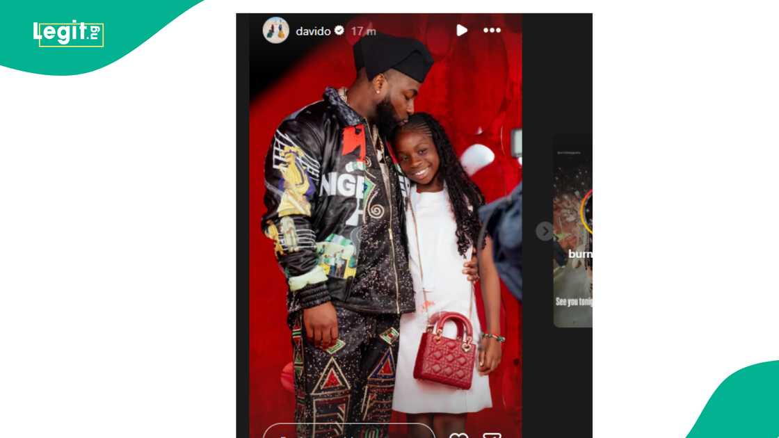 Davido's alleged baby mama involves his children in their social media drama.