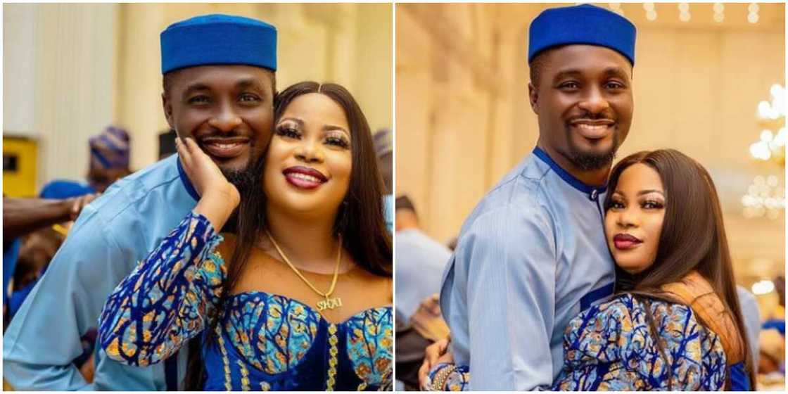 Adeniyi Johnson and wife Seyi Edun Adeniyi Johnson and wife Seyi Edun