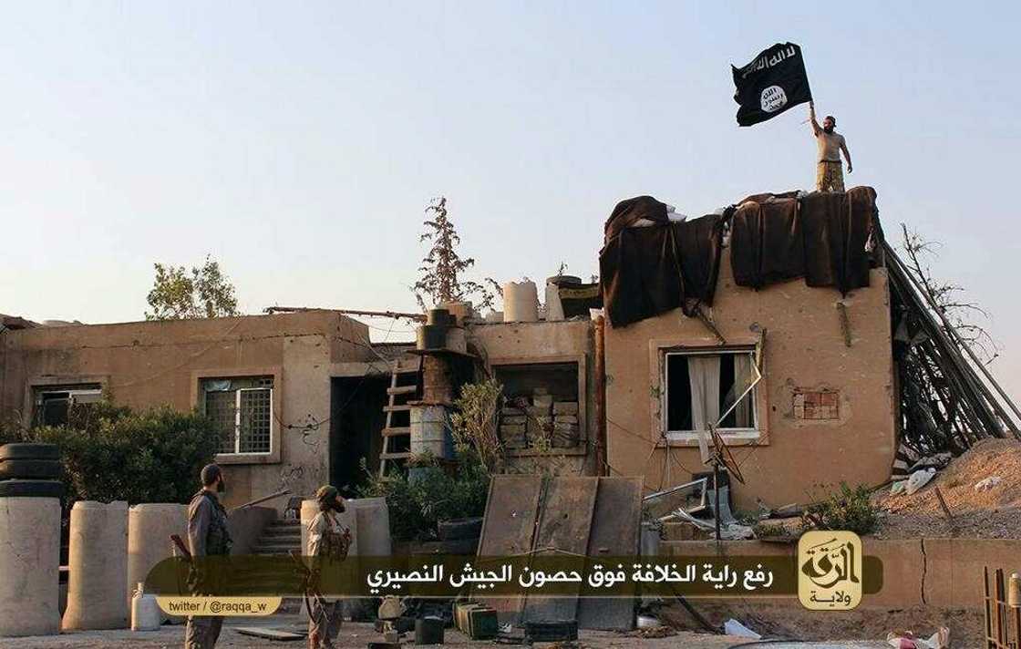 In their heyday in 2014, fighters of the Islamic State group raised the jihadist black flag over army bases and government buildings across large swathes of Syria and Iraq In their heyday in 2014, fighters of the Islamic State group raised the jihadist black flag over army bases and government buildings across large swathes of Syria and Iraq