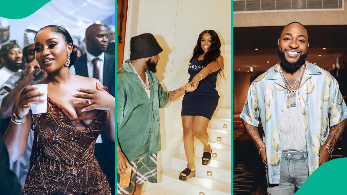 X user slams Davido for smoking beside Chioma.