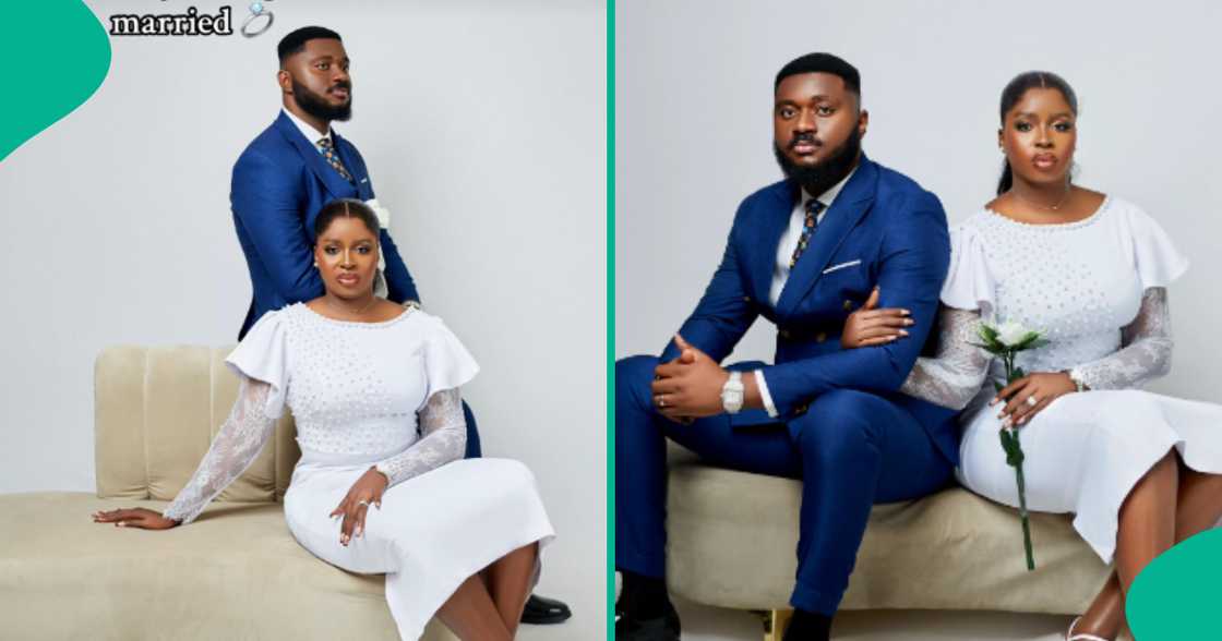 Nigerian Man Marries Lady Two Years After They Met In Club, Shares Lovely Wedding Photos