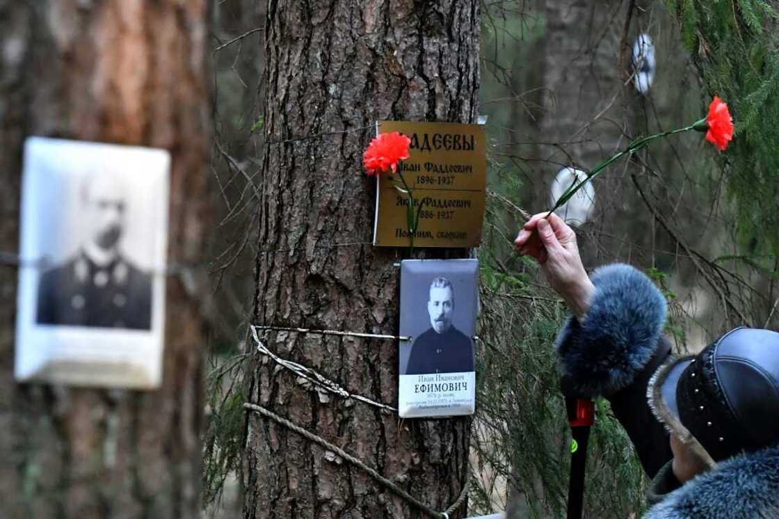 The organisation has for decades worked to keep alive the memory of people who died under Soviet dictator Joseph Stalin The organisation has for decades worked to keep alive the memory of people who died under Soviet dictator Joseph Stalin