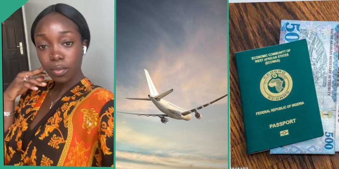 Lady discovers an error on her UK visa. Lady discovers an error on her UK visa.