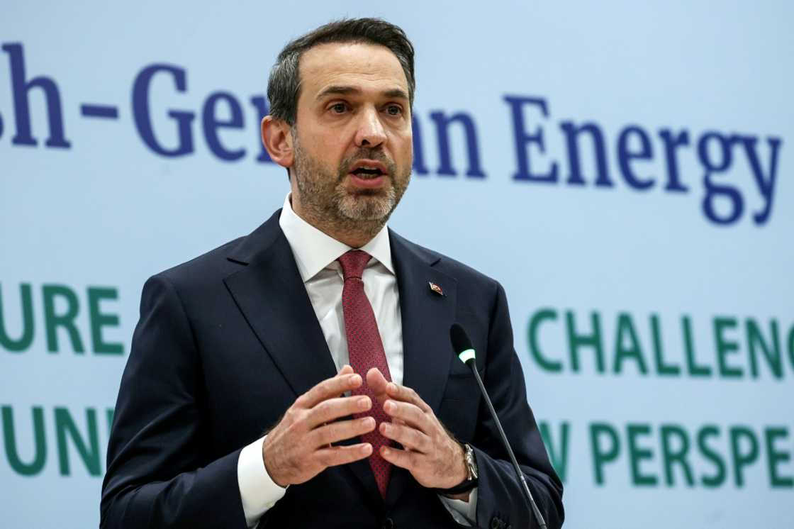 Turkey's Energy Minister Alparslan Bayraktar, seen here in 2023, warned that targeting infrastucture would disrupt global markets