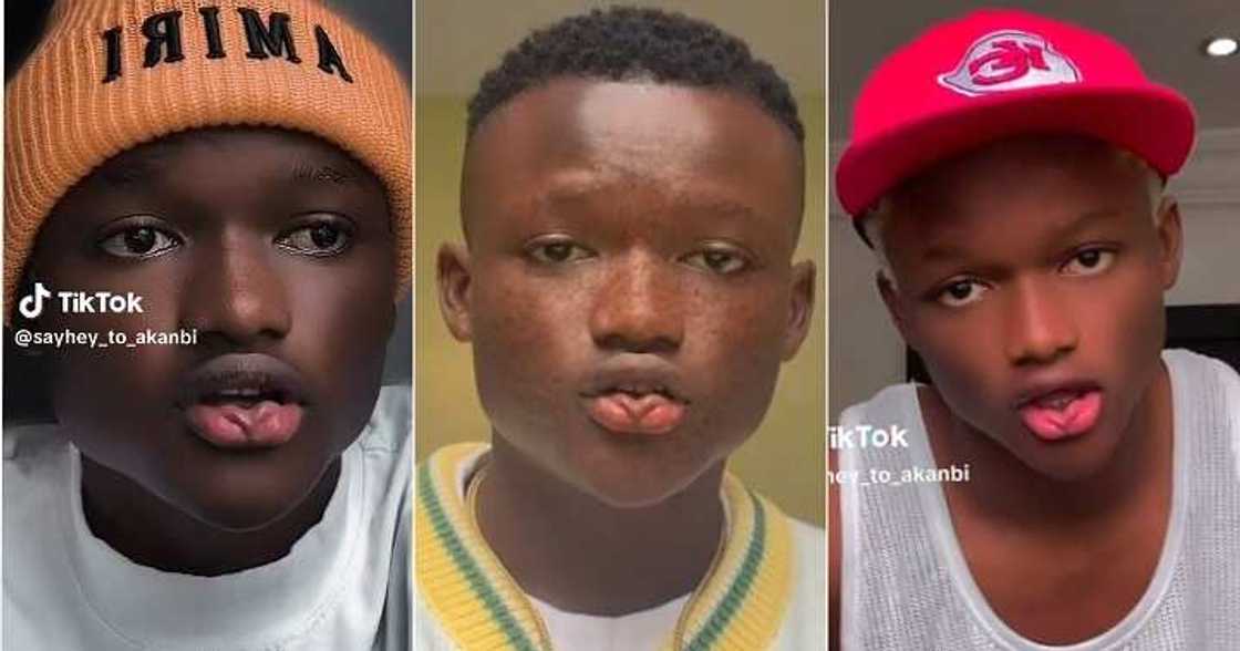 Boy flaunts unique lips Boy flaunts unique lips