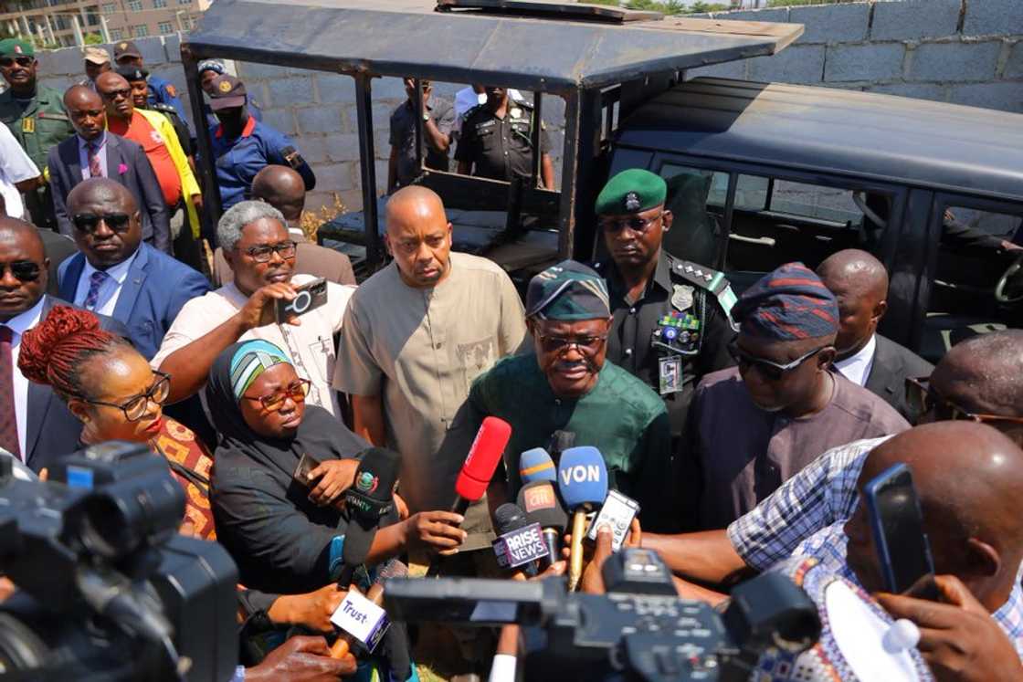 Wike vs Soldiers Wike vs Soldiers
