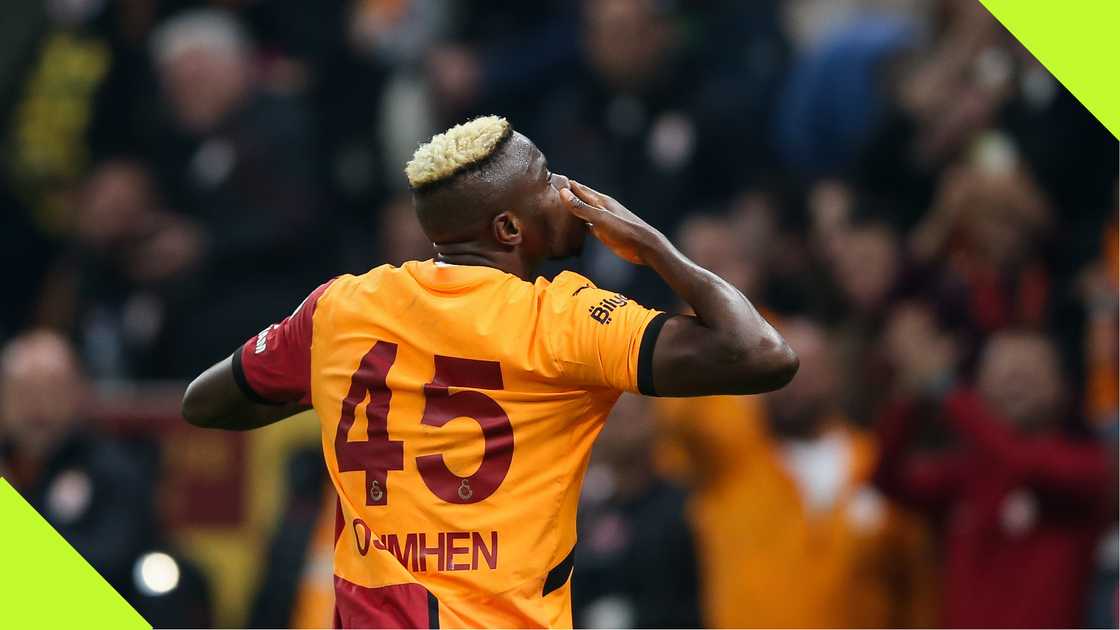 Victor Osimhen, Galatasaray, Besiktas, RAMS Park, Istanbul, Turkiye, Super Lig. Victor Osimhen, Galatasaray, Besiktas, RAMS Park, Istanbul, Turkiye, Super Lig.
