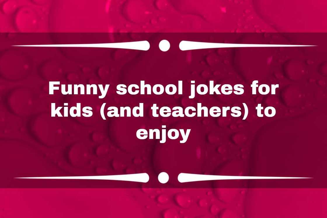 Kids jokes about school