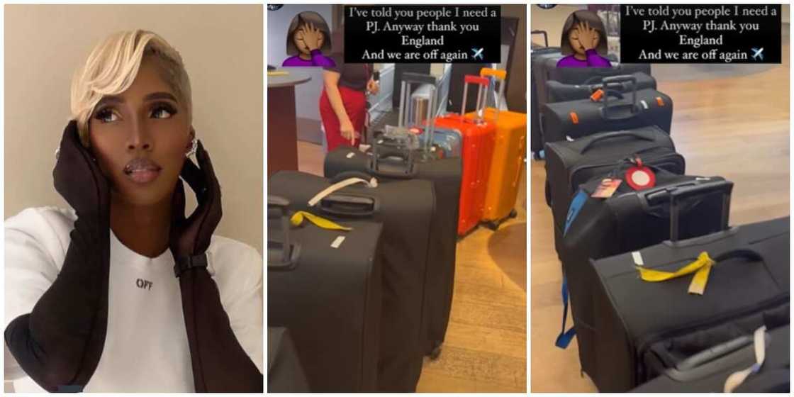 Tiwa Savage/travel luggage Tiwa Savage/travel luggage