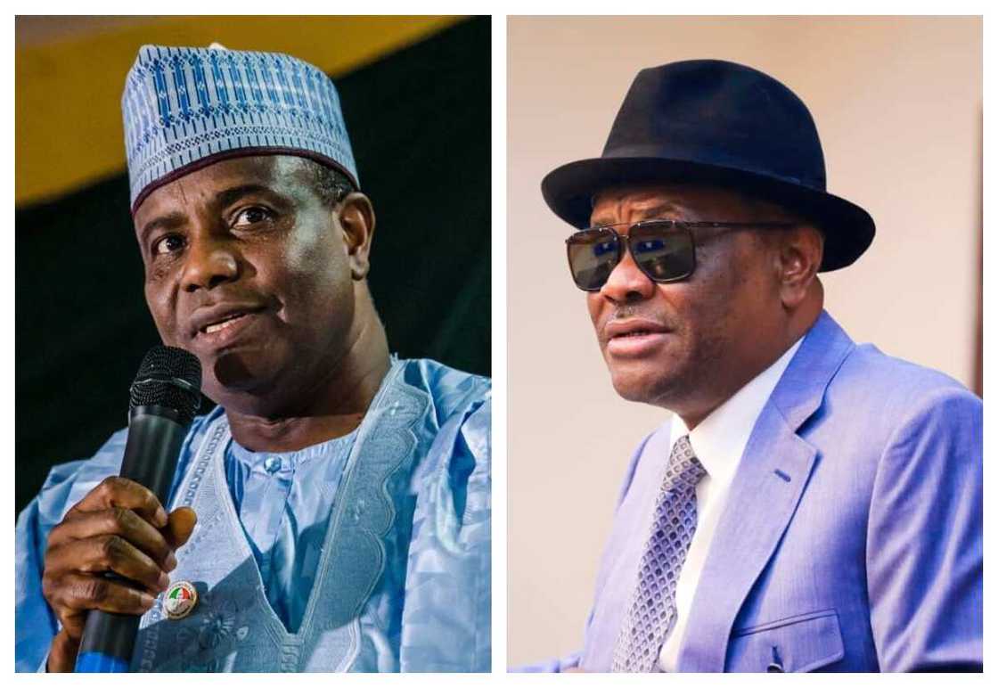 Wike, Tambuwal, G-5 governors, PDP crisis, 2023 election