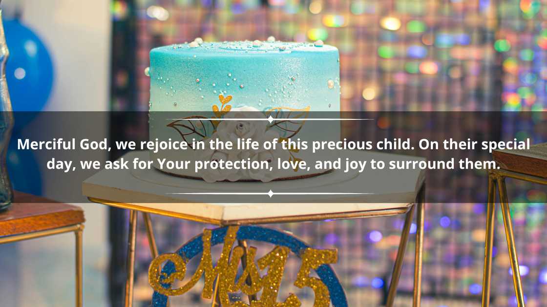 A blue-themed birthday cake on the table A blue-themed birthday cake on the table
