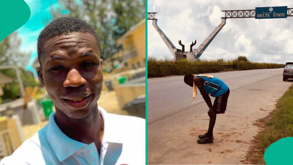 Man who wants to trek from Port Harcourt to Lagos gets boost as supporter offers him N10 million Man who wants to trek from Port Harcourt to Lagos gets boost as supporter offers him N10 million