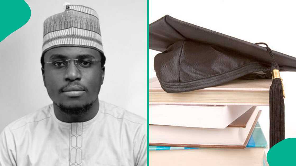 Engineering graduate lists his achievements online.