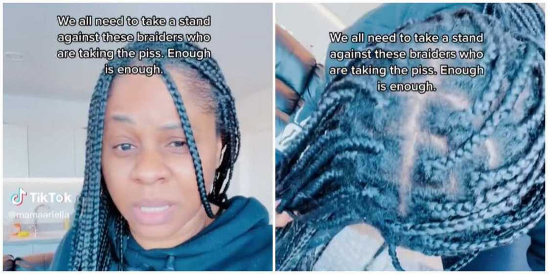 Braided hairstyle Braided hairstyle