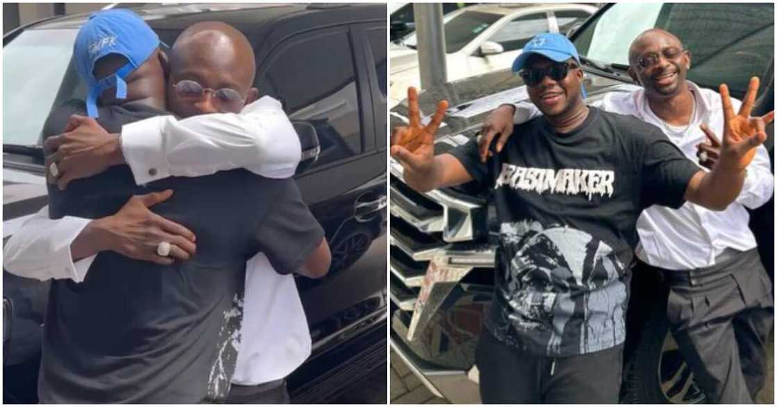 Comedian Cute Abiola and singer Sean Tizzle Comedian Cute Abiola and singer Sean Tizzle