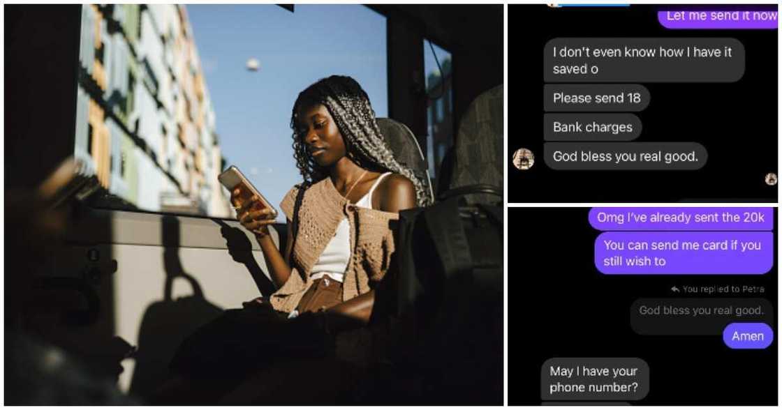 Honest Nigerian lady, lady traces, mistakenly credited N20k, honest Nigerians Honest Nigerian lady, lady traces, mistakenly credited N20k, honest Nigerians