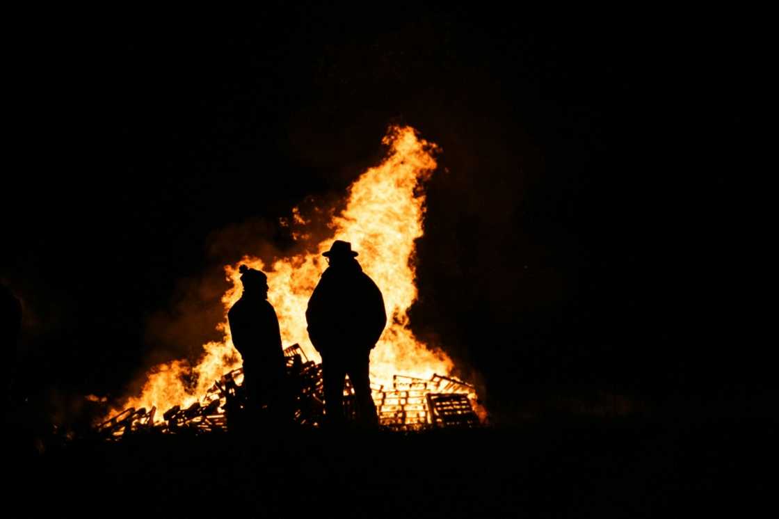 French farmers staged more than 80 separate protests on Monday