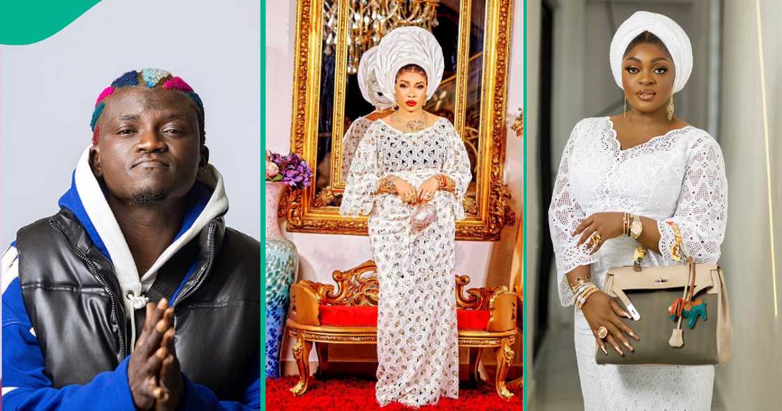 Nigerian singer Portable sends warning to Lizzy Anjorin over her video about Sango in Ogun state. Nigerian singer Portable sends warning to Lizzy Anjorin over her video about Sango in Ogun state.