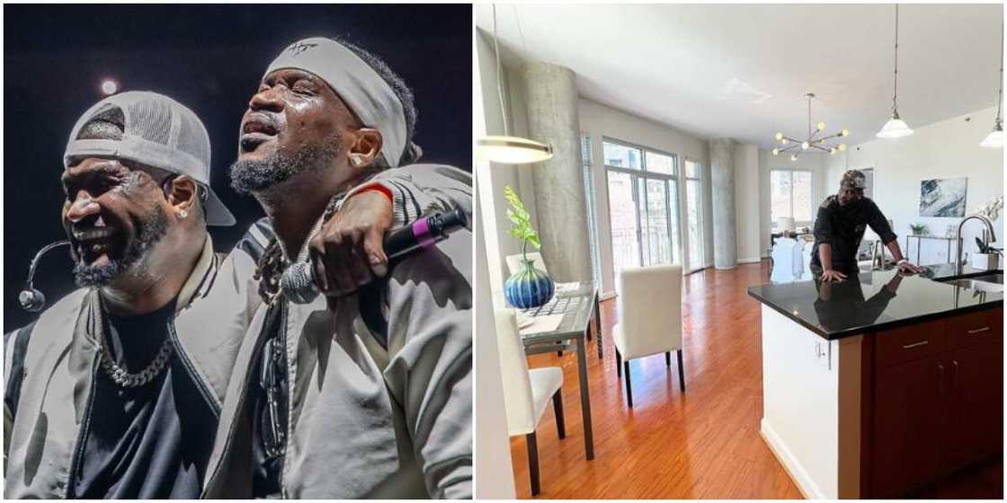 Peter and Paul Okoye of Psquare, Paul Okoye in his new Atlanta house Peter and Paul Okoye of Psquare, Paul Okoye in his new Atlanta house