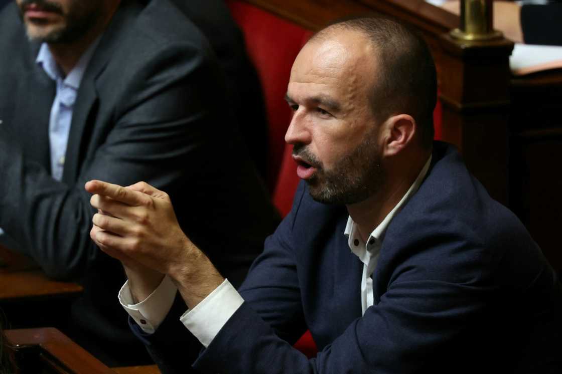 Left-wingers like France Unbowed, led in the chamber by Manuel Bompard, heckled throughout Barnier's speech Left-wingers like France Unbowed, led in the chamber by Manuel Bompard, heckled throughout Barnier's speech