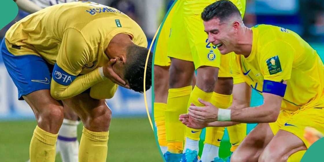 Ronaldo ya zubar da hawaye bayan faduwar a gasar cin 'kofin sarki'