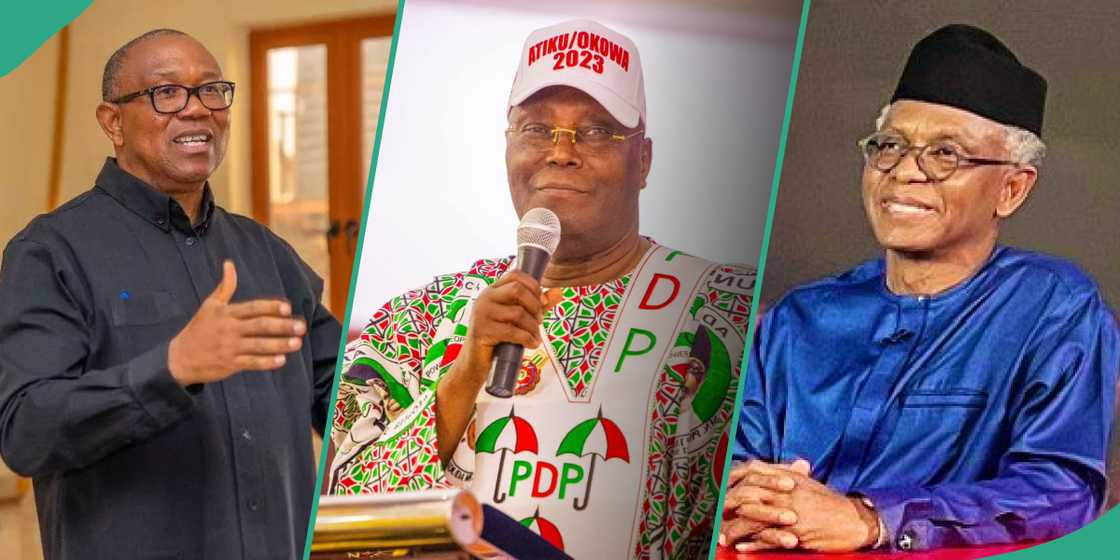 Atiku Abubakar, Peter Obi, Nasir El-Rufai and other top politicians working against President Bola Tinubu's re-election in 2027 Atiku Abubakar, Peter Obi, Nasir El-Rufai and other top politicians working against President Bola Tinubu's re-election in 2027