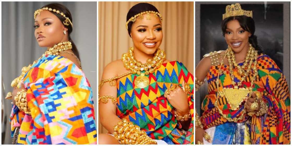 Big Brother stars in kente