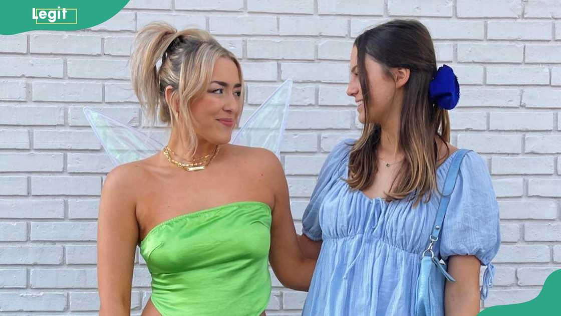 Tinkerbell and Wendy costume Tinkerbell and Wendy costume