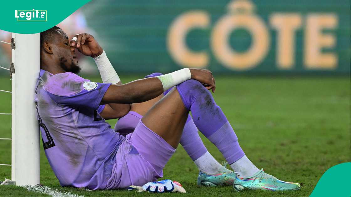 Stanley Nwabali, Super Eagles, Nigeria, AFCON 2023, Cote d'Ivoire. Stanley Nwabali, Super Eagles, Nigeria, AFCON 2023, Cote d'Ivoire.