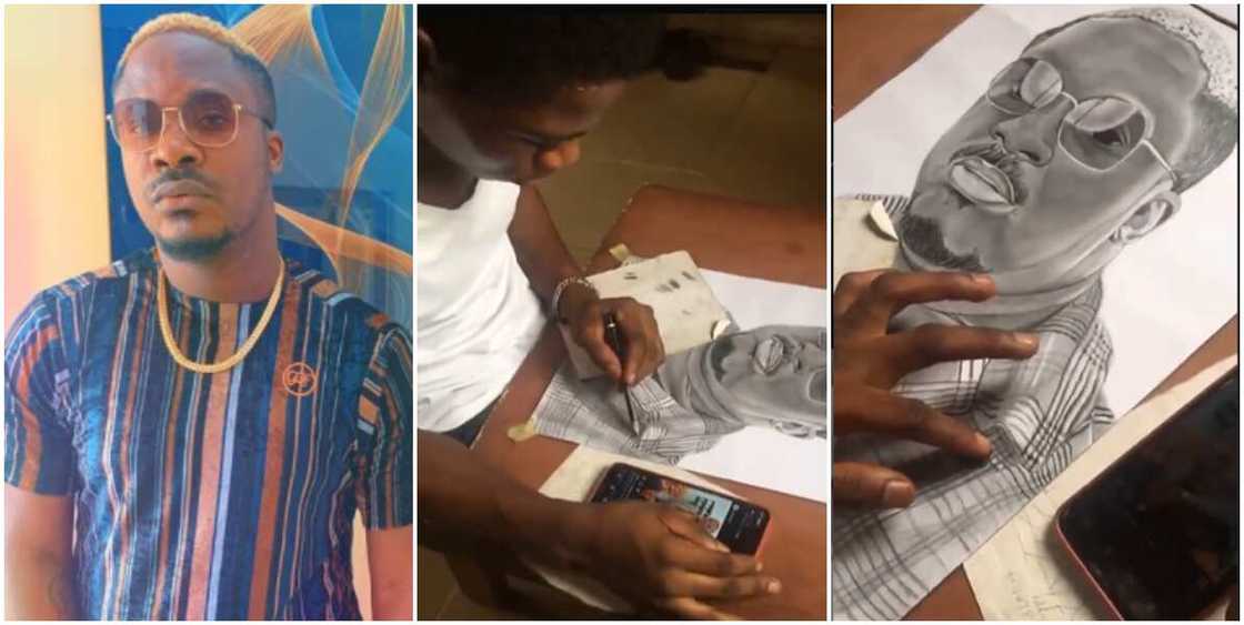 Talented artist wows social media with his drawing of Jaywon, singer reacts Talented artist wows social media with his drawing of Jaywon, singer reacts