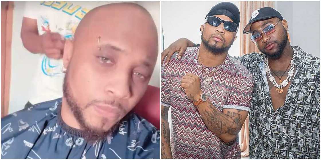 Davido's cousin B Red Davido's cousin B Red