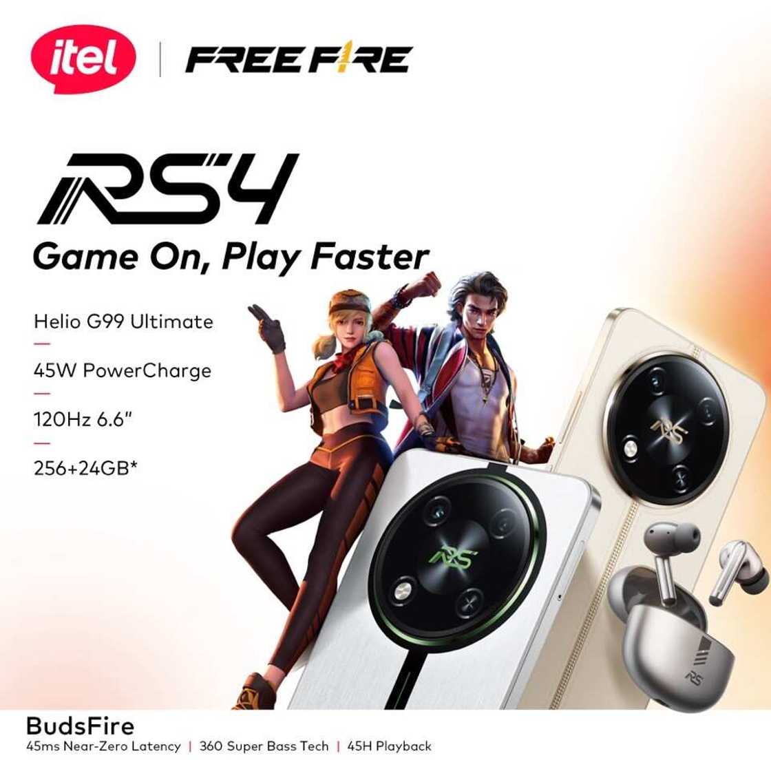itel Launches RS4 in Collaboration with Free Fire, Offering the Ultimate Gaming Entertainment itel Launches RS4 in Collaboration with Free Fire, Offering the Ultimate Gaming Entertainment