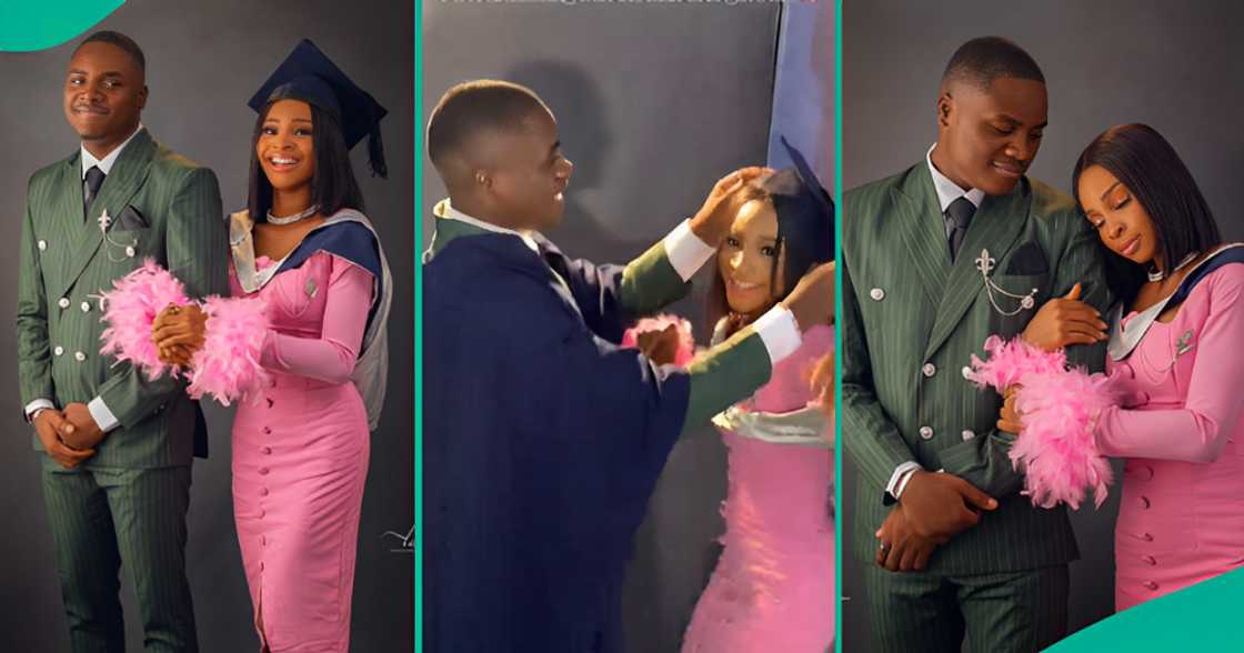 Lady and her boyfriend graduate from OAU Lady and her boyfriend graduate from OAU