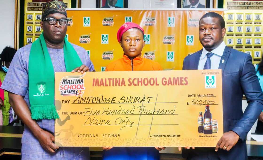 Winners of Maltina School Games 2020 Officially Receives Prizes Winners of Maltina School Games 2020 Officially Receives Prizes