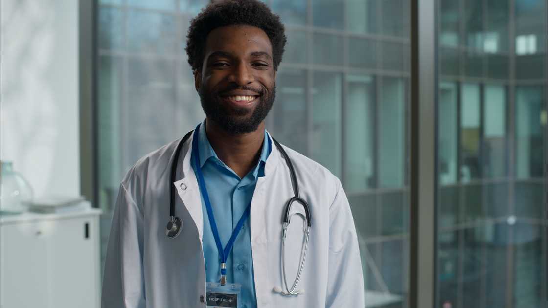 A male medical student doctor.