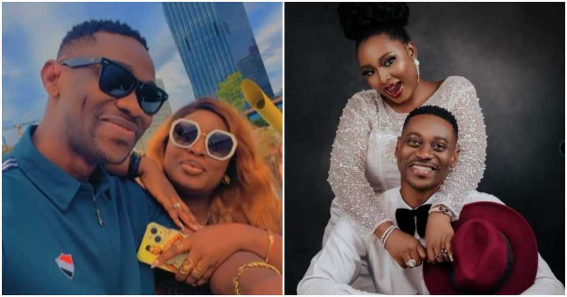 Lateef Adedimeji and his wife Mo Bimpe Lateef Adedimeji and his wife Mo Bimpe