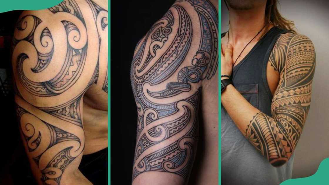 Ta Moko sleeve tattoos