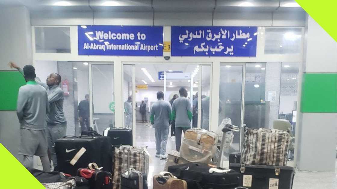 Al Abraq International Airport, Labraq, Libya, Super Eagles.