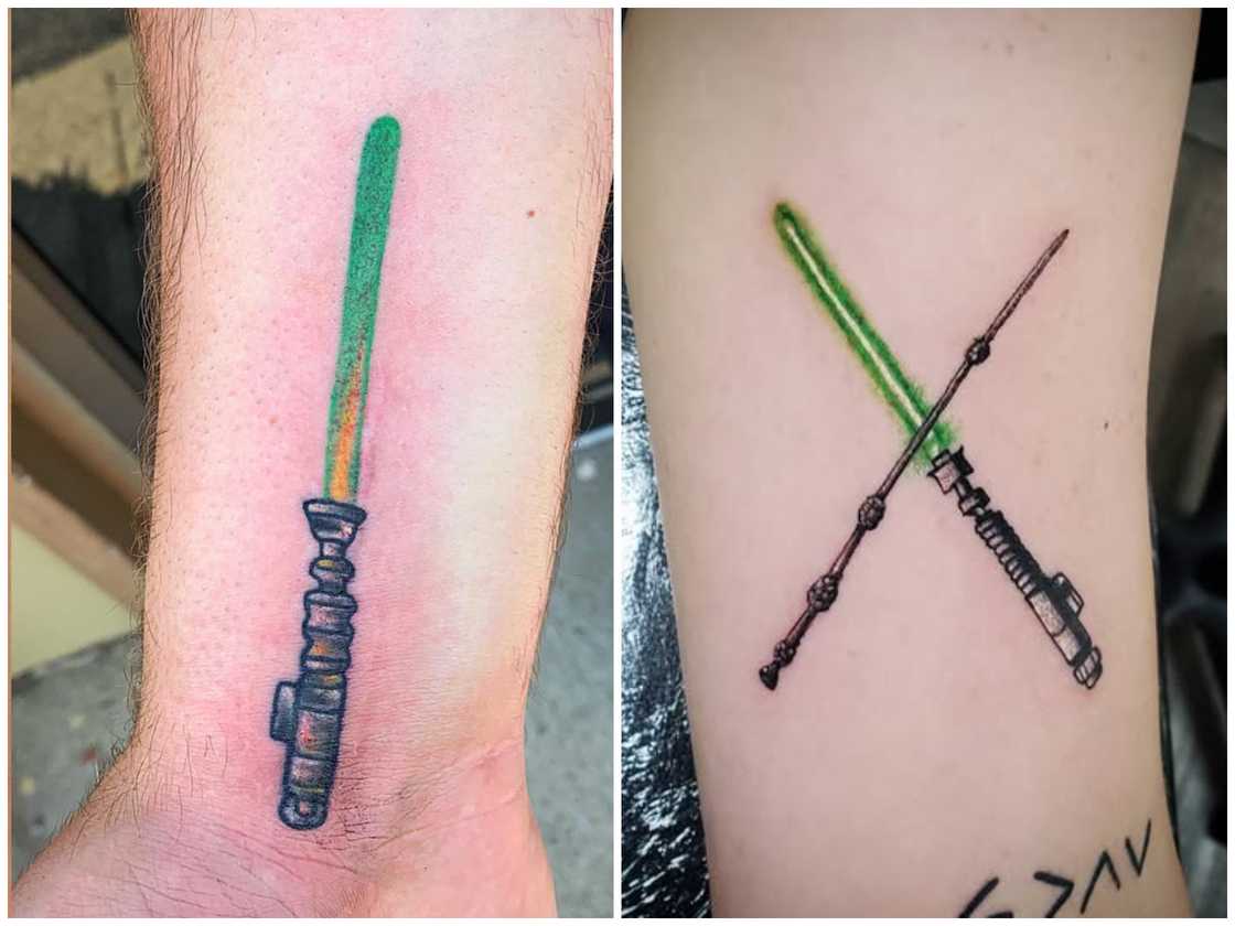 Lightsabers in Action Lightsabers in Action