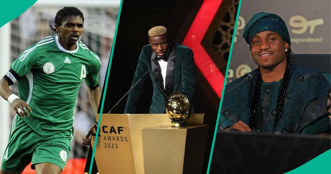 Yan wasan Najeriya da suka lashe kyautar gwarzon dan wasan Afirka Yan wasan Najeriya da suka lashe kyautar gwarzon dan wasan Afirka