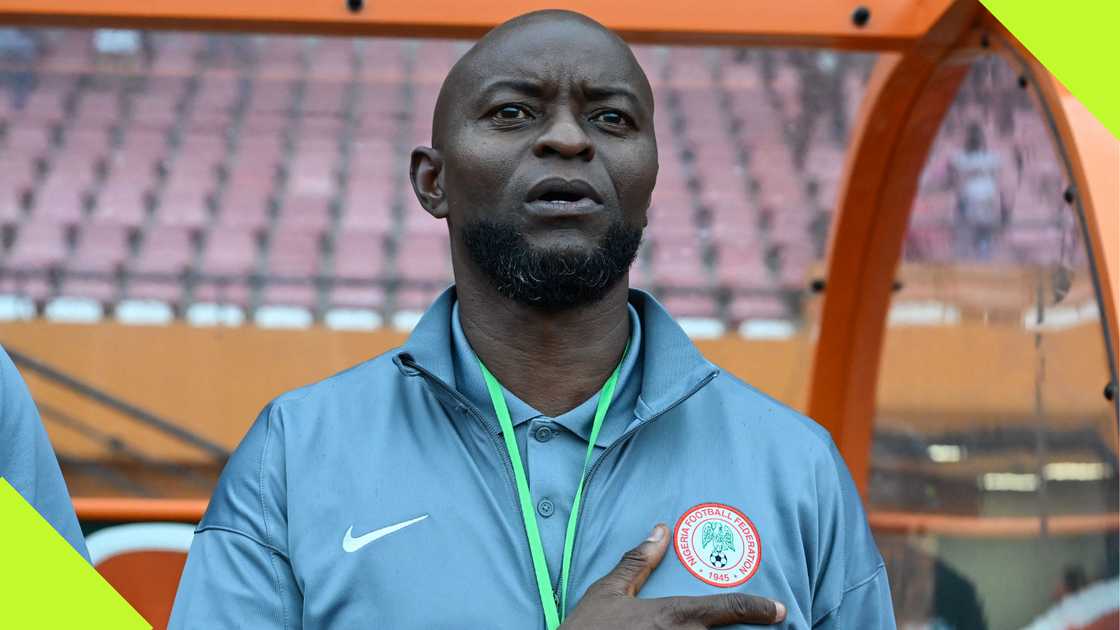 Finidi George during Nigeria vs Benin Republic in June. Finidi George during Nigeria vs Benin Republic in June.