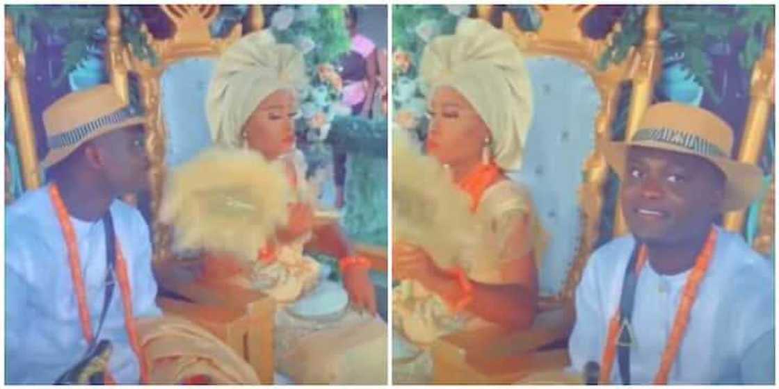 Wannan auren zai yi zafi: Amarya tayi banza da Angonta wajen Walimar Aure Wannan auren zai yi zafi: Amarya tayi banza da Angonta wajen Walimar Aure