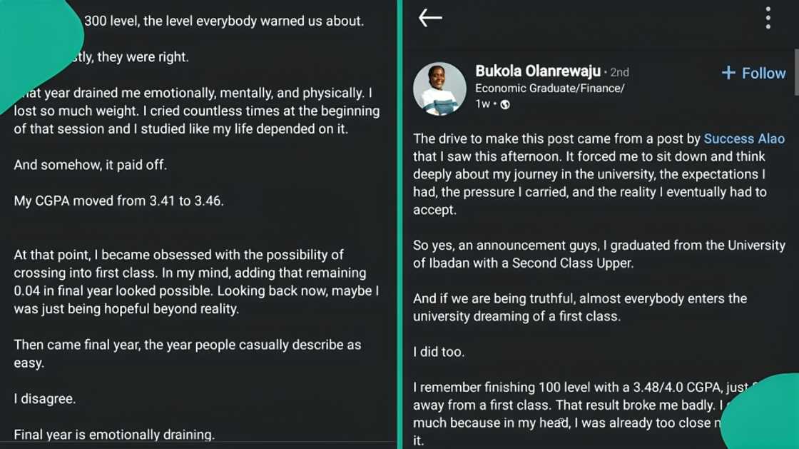 University of Ibadan graduate obsessed with first class shares how she improved her CGPA University of Ibadan graduate obsessed with first class shares how she improved her CGPA