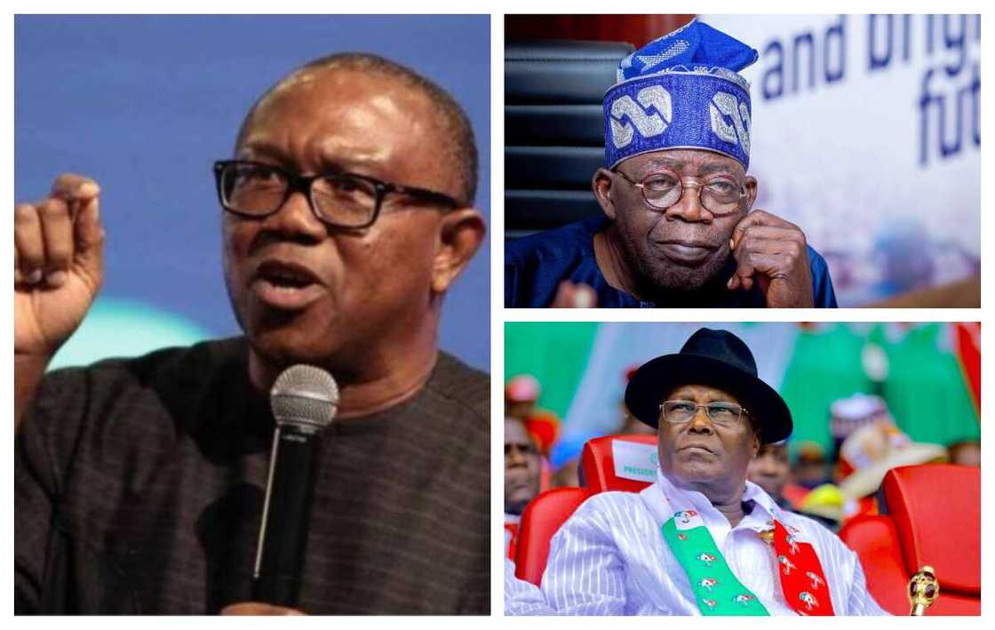 Peter Obi, Tinubu, Atiku Peter Obi, Tinubu, Atiku