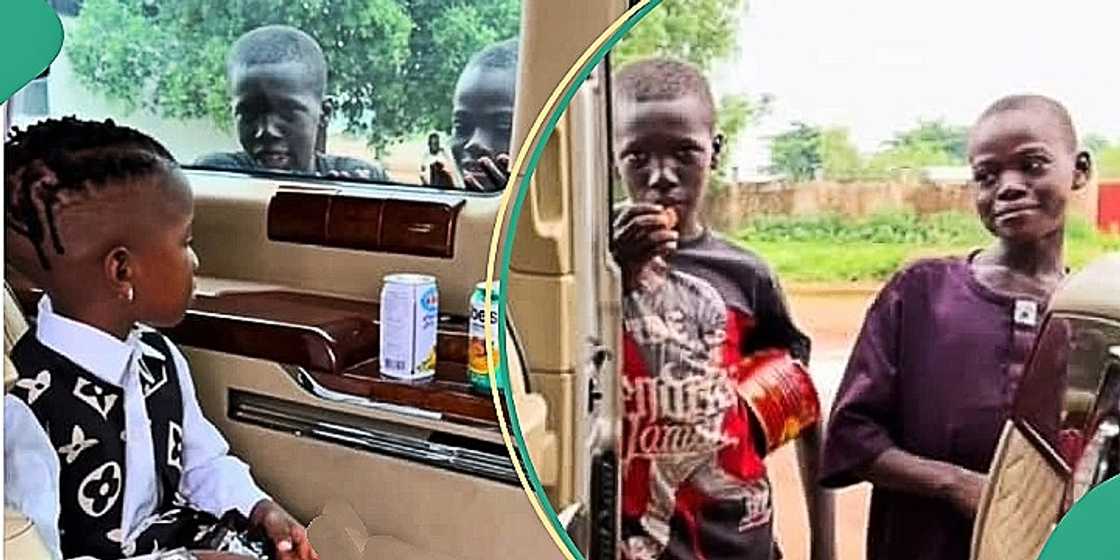 Little boy's gesture towards street beggars goes viral Little boy's gesture towards street beggars goes viral