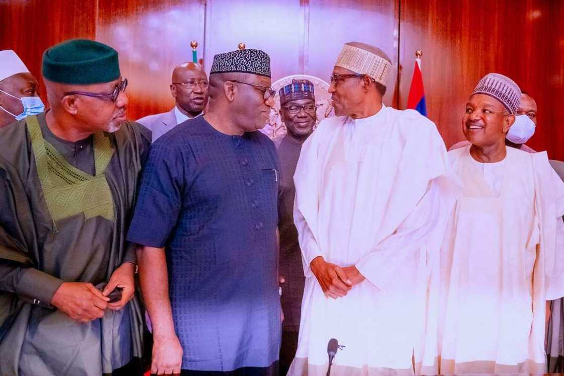 Buhari da mambobin PGF. Buhari da mambobin PGF.