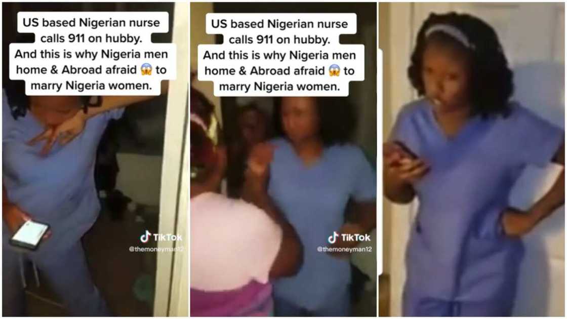 Relationship troubles/Nurse reported husband to police. Relationship troubles/Nurse reported husband to police.